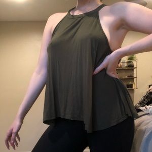 army green tank top